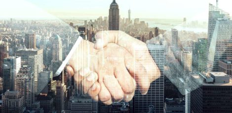 partnership shake hands