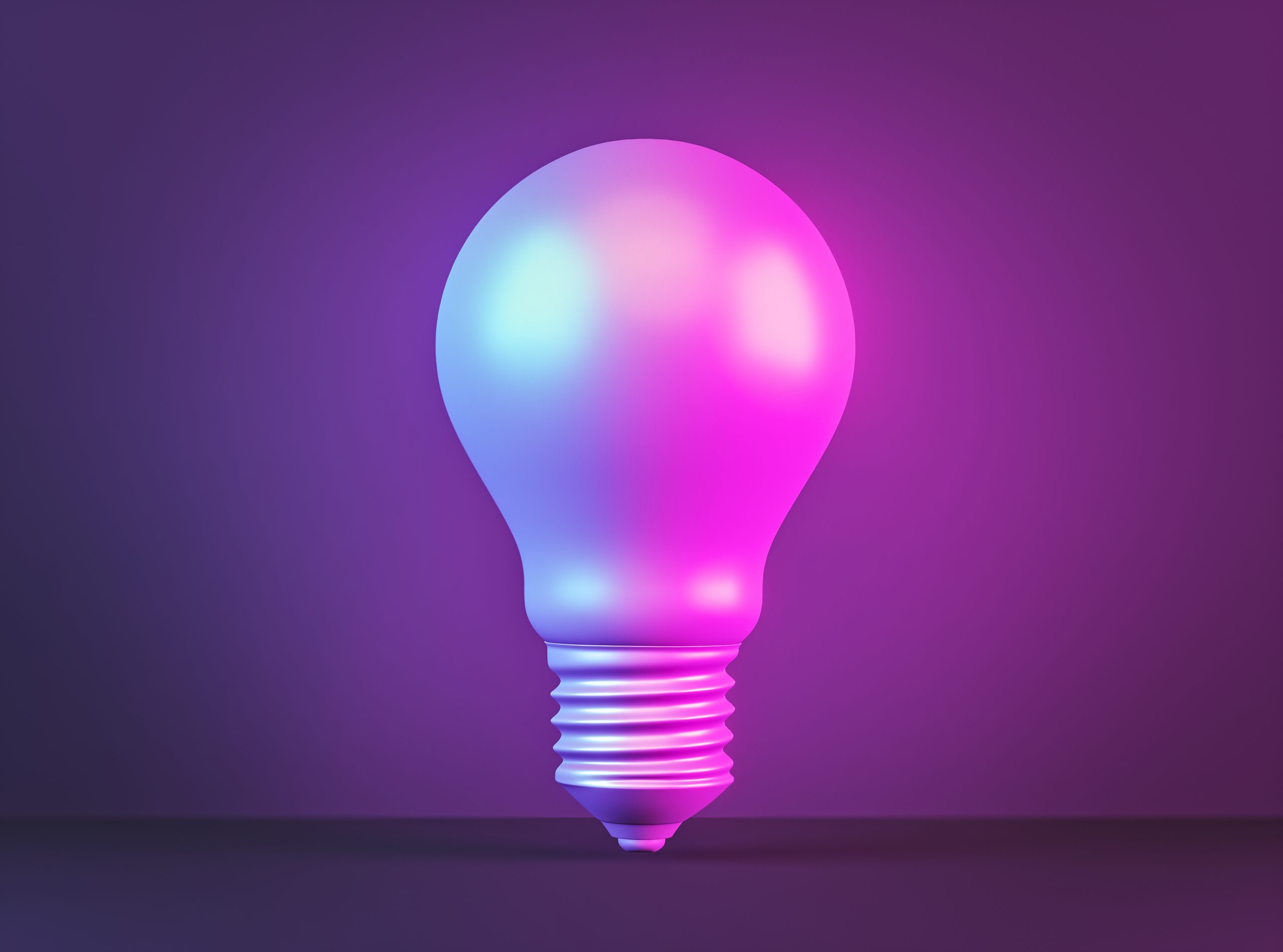 bulb in neon light bulb in neon light