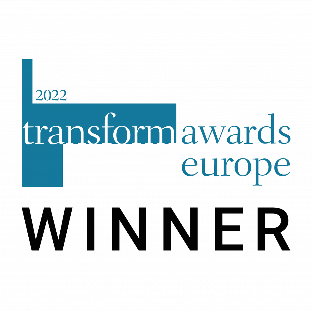 Transform Awards Europe 2022_Winner